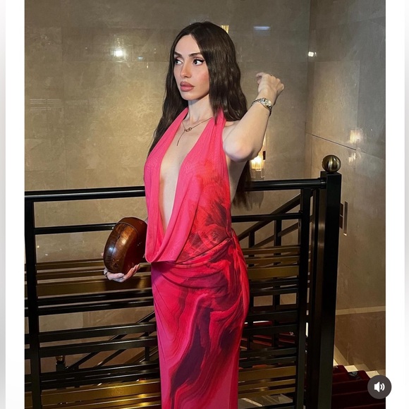 ZARA DRAPED TULLE HALTER DRESS SIZE XXL NWT BLOGGERS FAVORITE - Picture 10 of 17